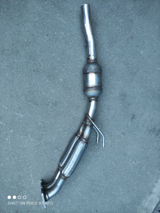 Труба приемная Ауди, Сеат, Фольксваген, Шкода 1K0254505RX 2002-2015 гг