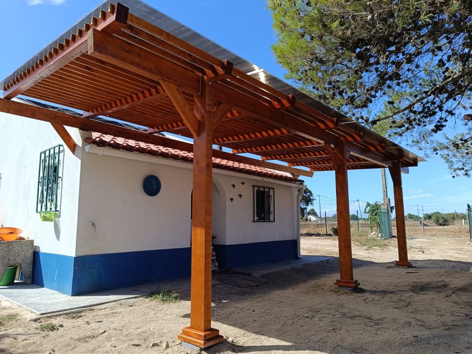 Pérgolas em madeira