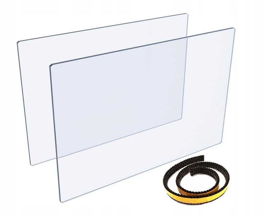 Szyba do kominka kominkowa żaroodporna ROBAX 4mm na wymiar
