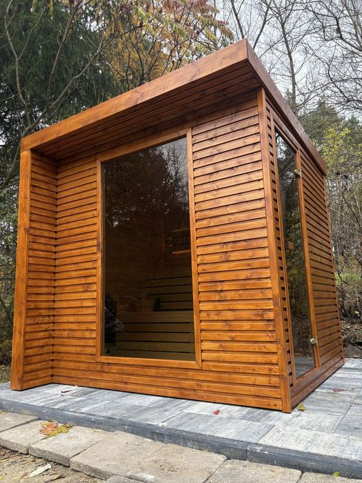 Sauna Bastu Zewnetrzna Ogrodowa Finska