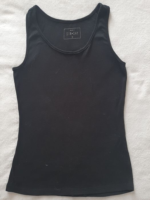 Bluzka basic na ramiączkach