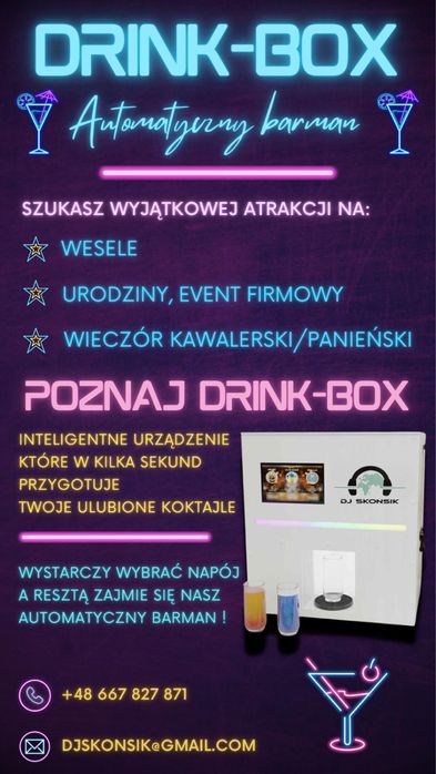 Drinkbox automatyczny barman
