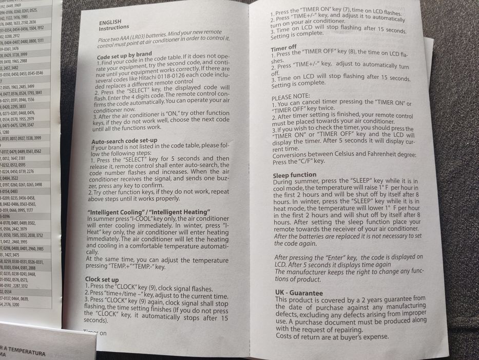 Comando Ar Condicionado Universal