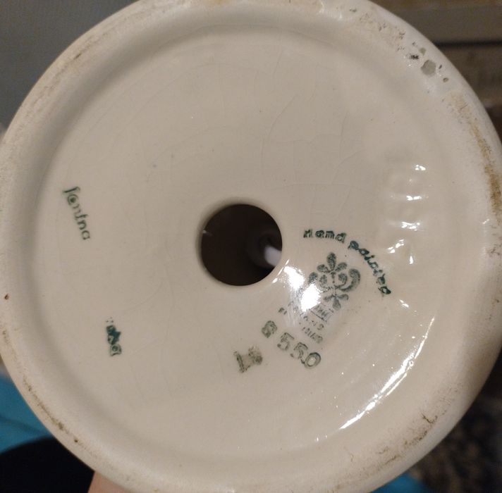 Lampka że świecznika fajans Włocławek E27