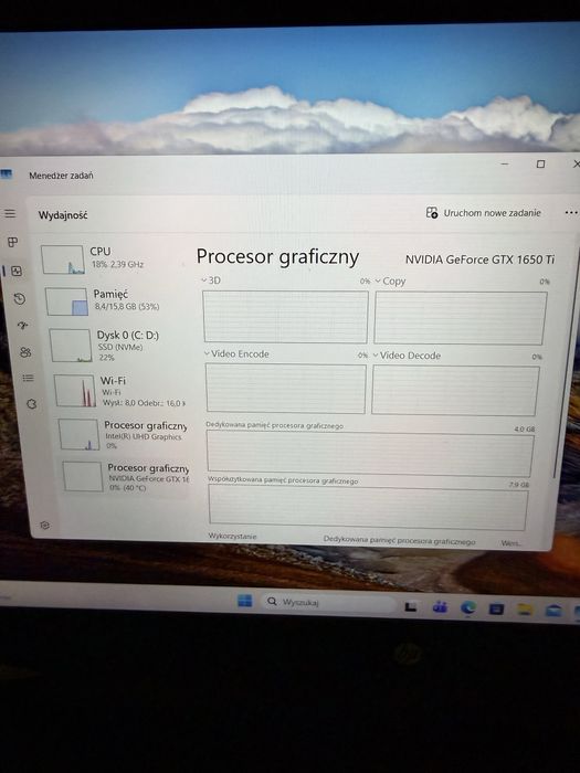 Laptop do gier HP Pavilion