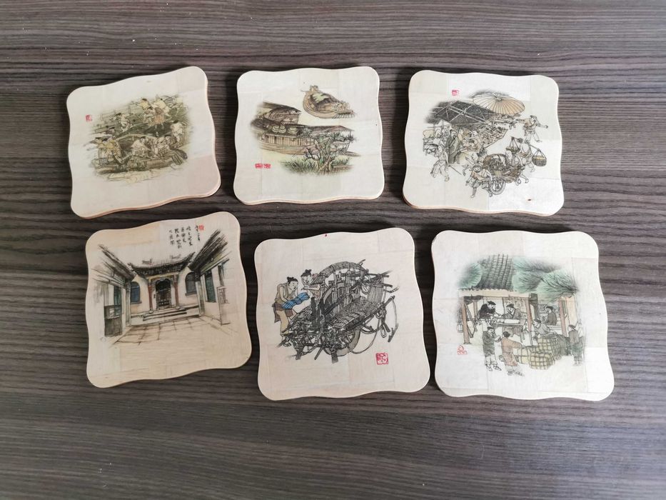 Birofilistyka Chiny ręcznie malowane