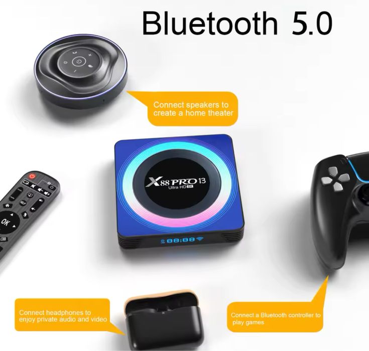 Smart TV BOX X88 PRO Android 13 Ultra HD 8K