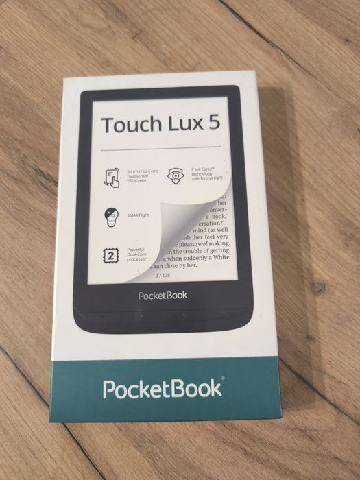 Czytnik e-booków PocketBook Touch Lux 5, bardzo dobry stan
