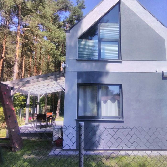 Domek z tarasem przy lesie w Rowach - 600 m do plaży