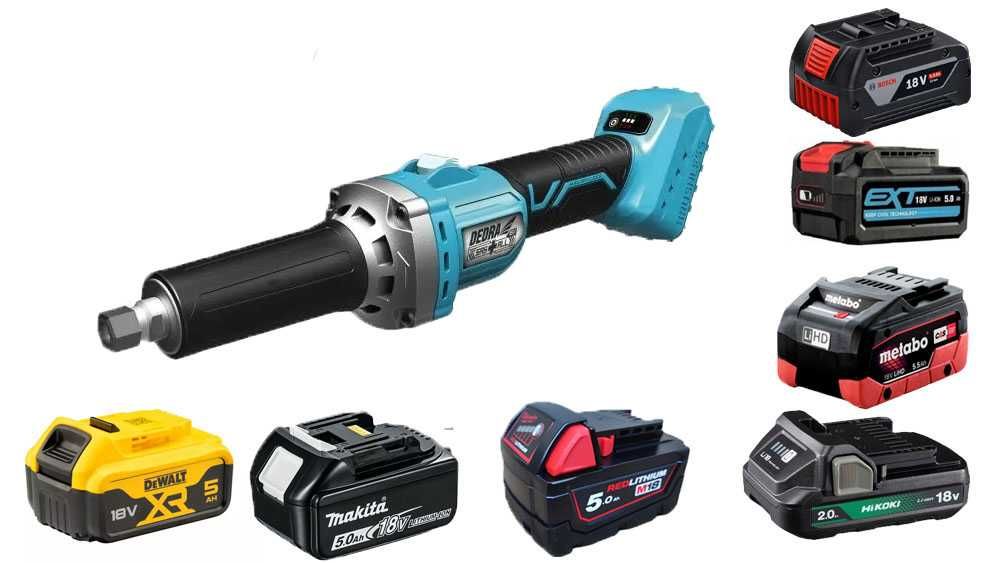 Szlifierka prosta 18V Dedra Adapter Dewalt Bosch Milwaukee Makita