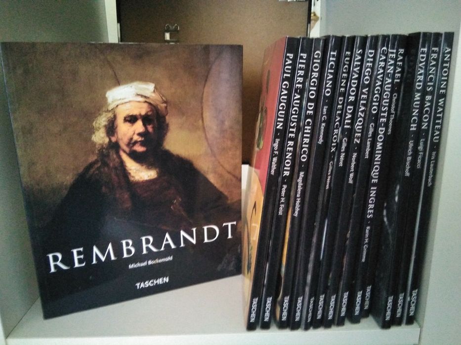 Colecção de Livros de pintores de quadros.