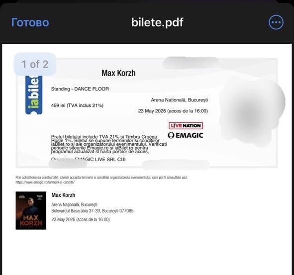 БИЛЕТЫ | МАКС КОРЖ | Dance floor | Бухарест