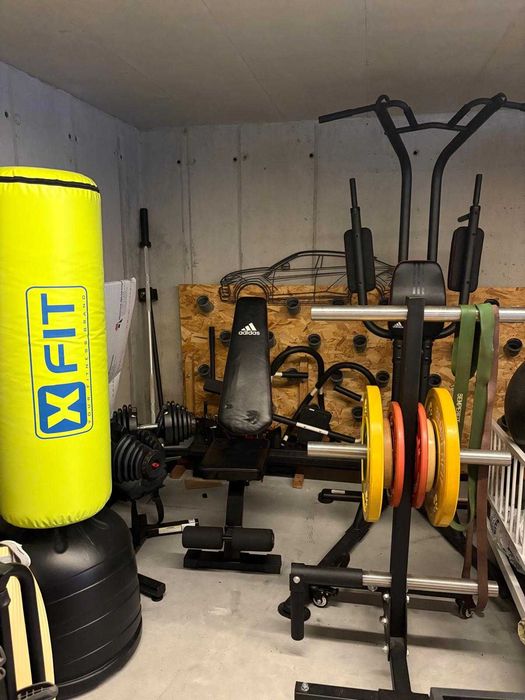 Ginásio completo Bowflex Adidas XFit com acessórios