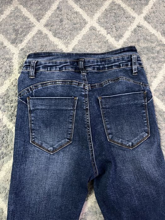 Jeansy z wysokim stanem denim life