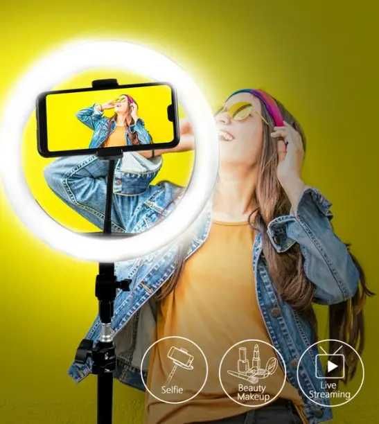 Кольцевая лампа 30 см Ring Light с держателем для телефона, есть опт