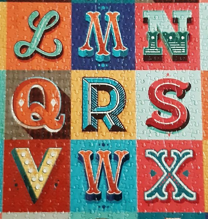 Puzzle Ridley's Alphabet 1000 peças