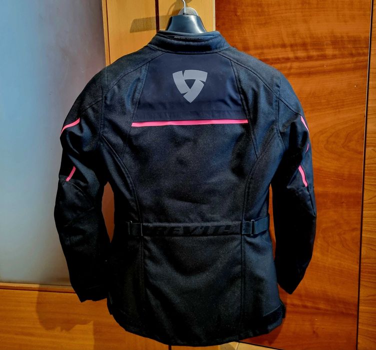 Casaco Motard REV’IT! Voltiac 2 Senhora Preto/Rosa (oferta de luvas REV'IT! Mosca Lady Preto/Rosa)
