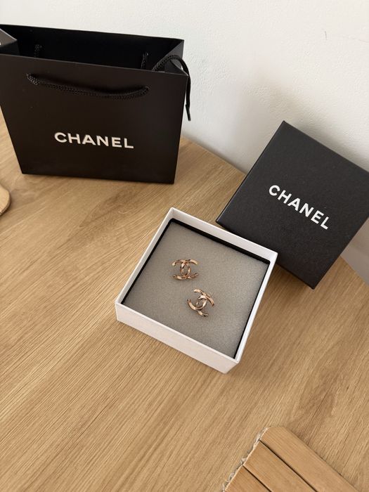 Kolczyki Chanel Biżuteria CC