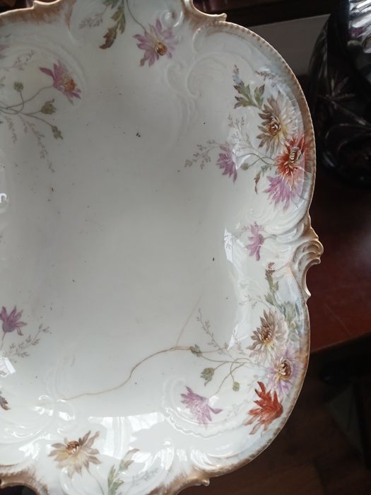 Rosenthal sanssouci 1891_1906 r. ręcznie malowana porcelana uszkodzona