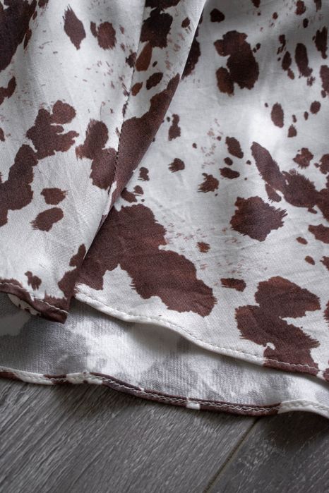 Атласна спідниця максі, принт корови, спідниця анімалістичний принт