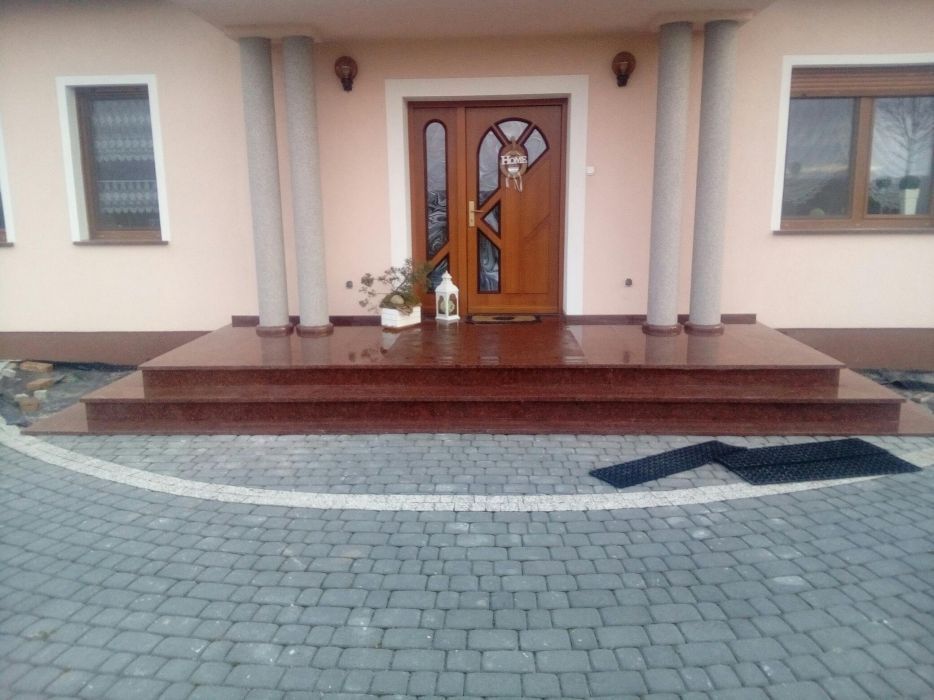 parapety schody granit