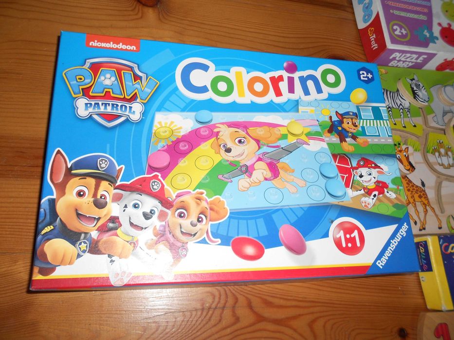 Jogos didaticos, em madeira, patrulha pata, etc