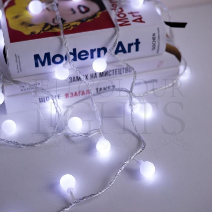 Новорічна світлодіодна гірлянда "Кульки" 20 LED, 5м