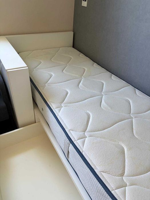 Cama (Sommier) de solteiro com gavetão