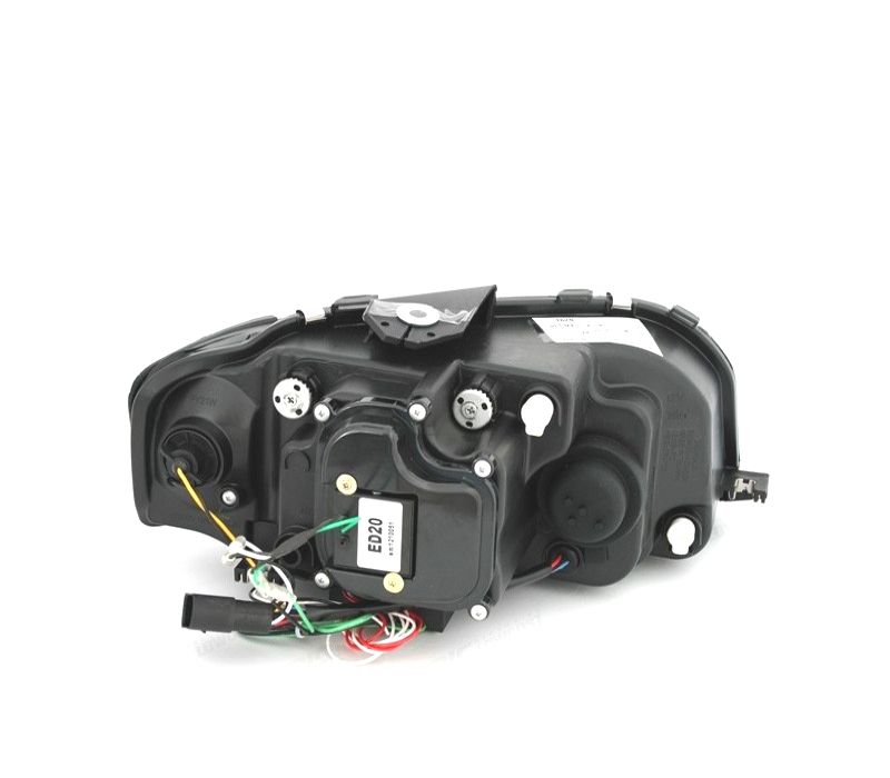 FARÓIS AUDI A3 8P 03-08 LUZ DIURNA TUBE LIGHT FUNDO CROMADO