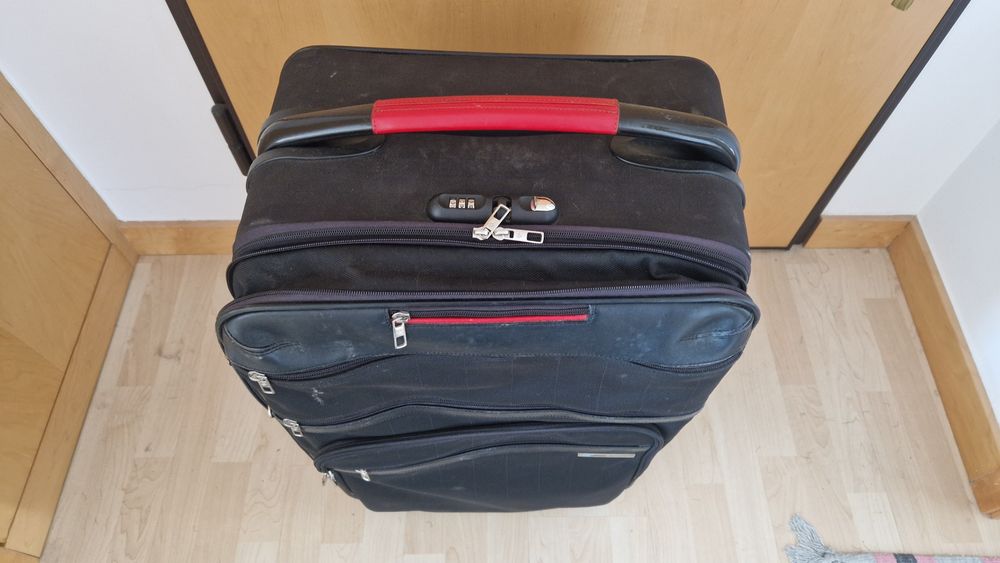 Mala de viagem preta Samsonite