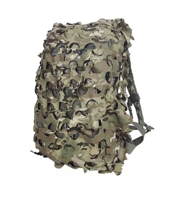 3D Camo Net Backpack Cover 80L - маскировочный камуфляж для рюкзака