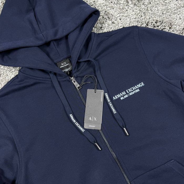 Зіп худі Armani Exchange A|X | стильна кофта на блискавці |
