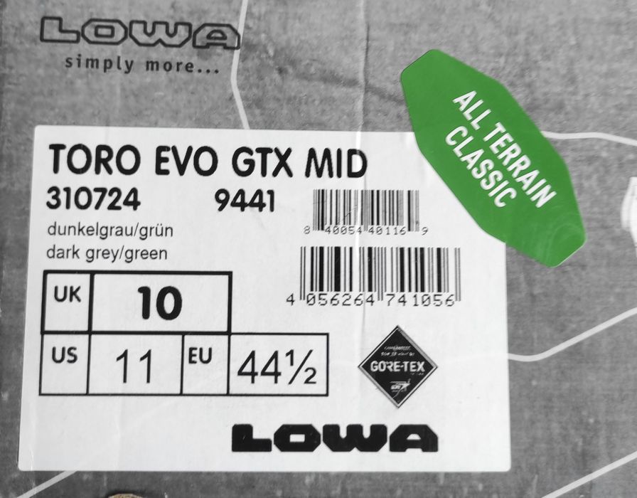 Lowa Toro Evo GTX MID 44,5