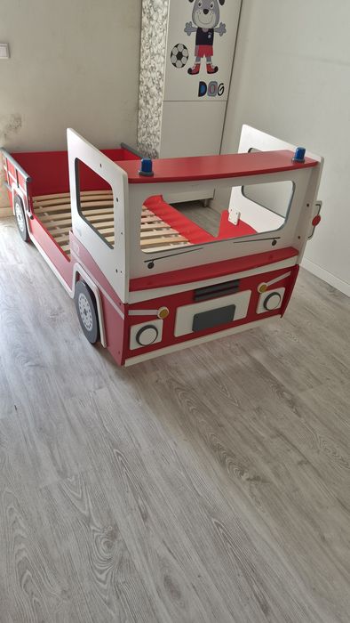 Cama de criança bombeiros