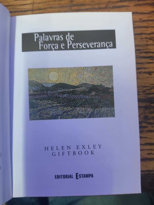 livro  "Palavras de Força e Perseverança" de Helen Exley