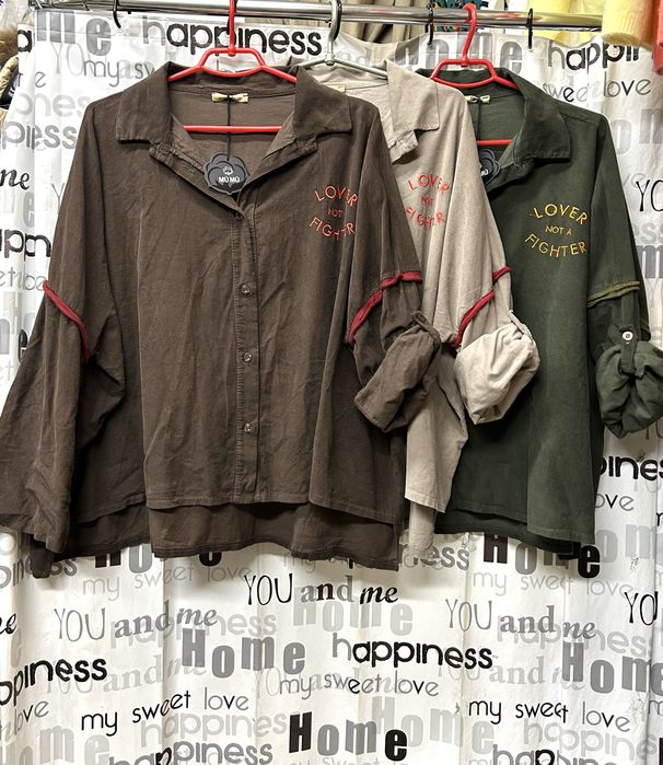 Рубашка микро вельвет, 100% хлопок, Италия, ОВЕРСАЙЗ, L- xxxl