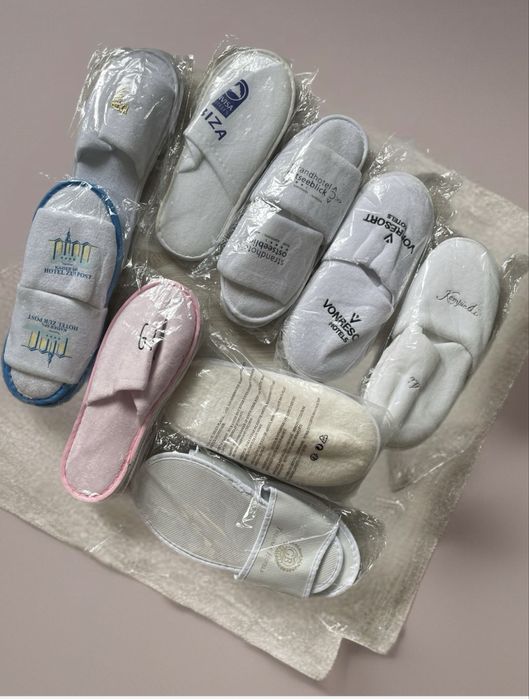 Nowe kapcie hotelowe kosmetyczne 20 par