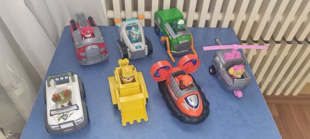 Колекція машинок та фігурок щенячий патруль оригінал
