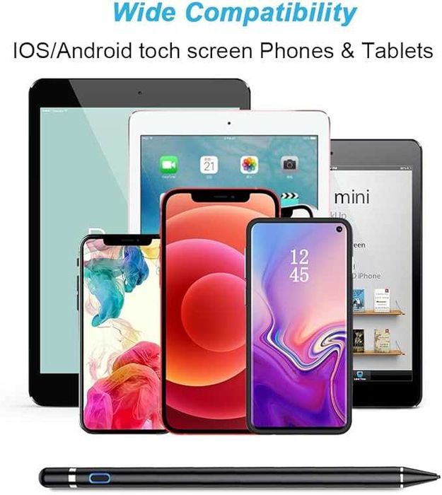 Rysik aktywny do wszystkich ekranów dotykowych czarny