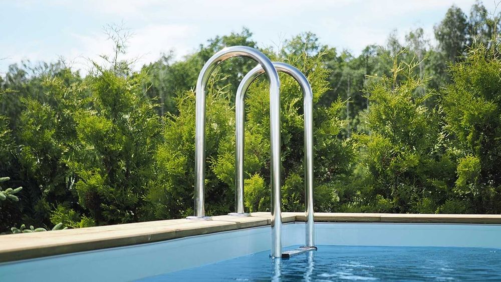 Basen ogrodowy drewniany Aqua 4,65x2,85 H.1,24 m BAS7306OSPI