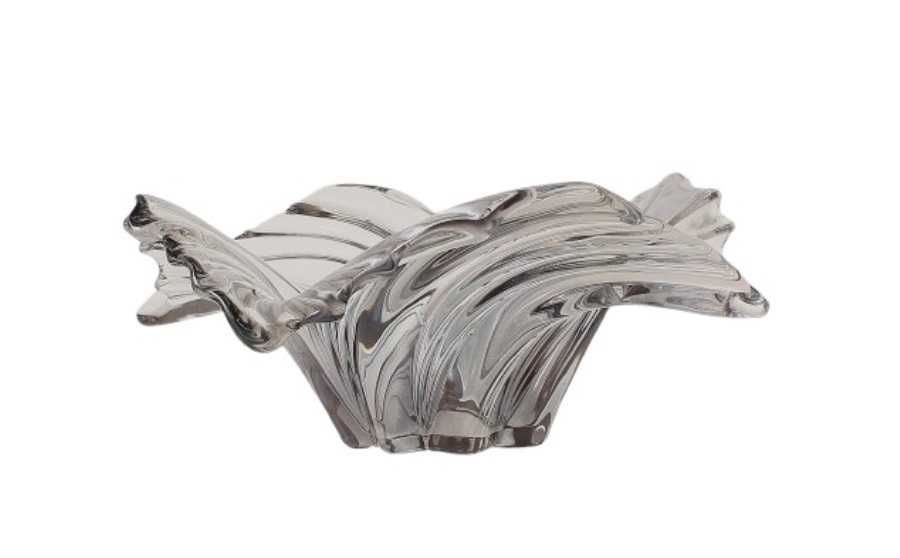 Dymna patera na owoce szkło amerykańskie Mikasa