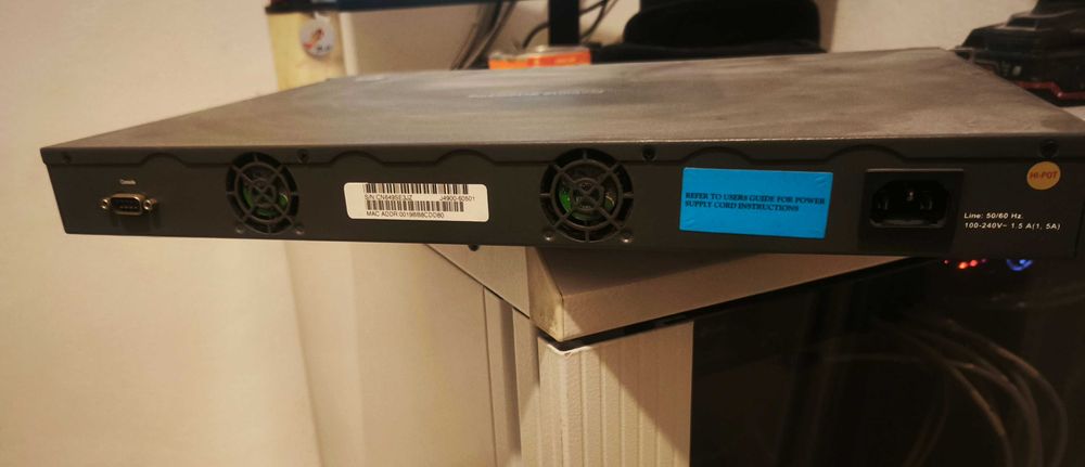 Switch rede HP porcurve