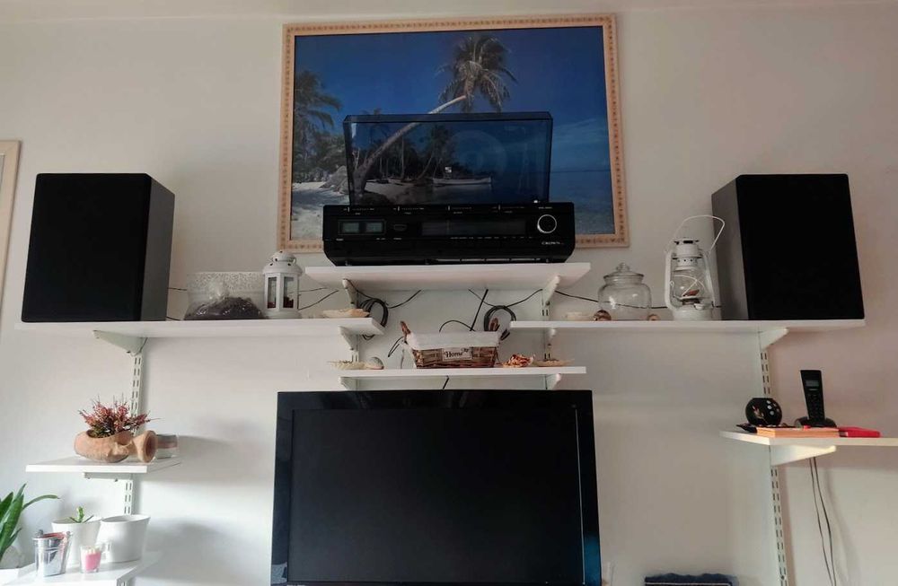 Aparelhagem alta fidelidade gira discos hi fi Crown 1970