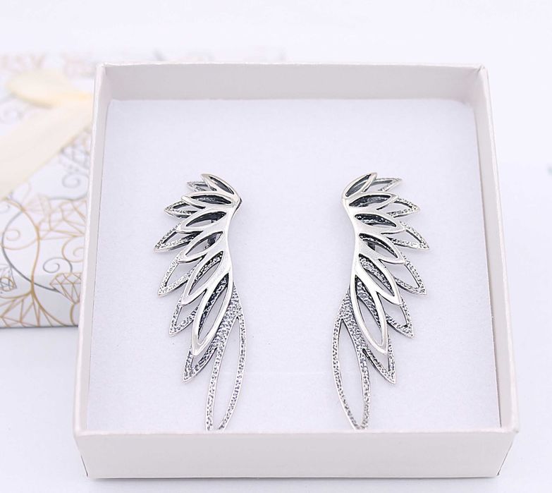 Srebrne kolczyki p.925/10,52g - Skrzydła