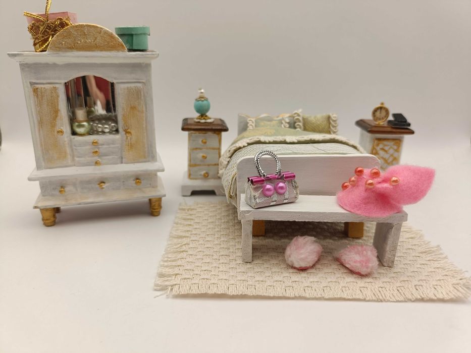 Miniaturas mobiliário para dioramas