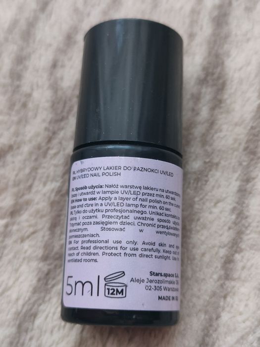 Nowy lakier hybrydowy Free Space nr 04 5ml lila jasny fiolet