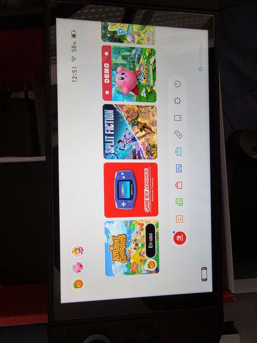 Nintendo switch 2 em estado impecável 4 meses de uso completo