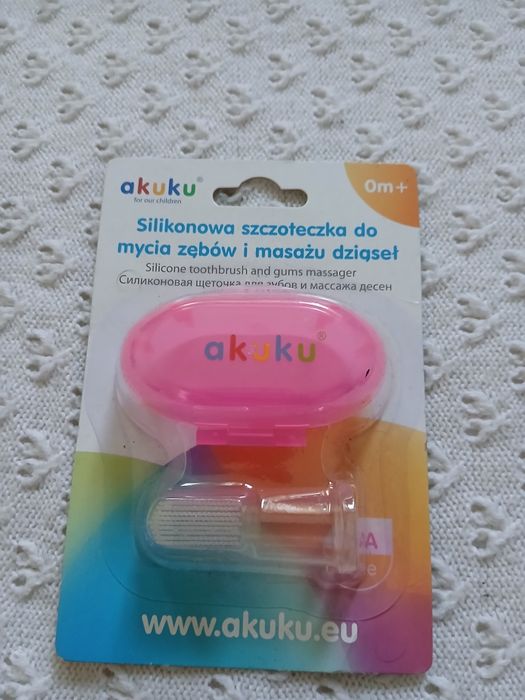 Silikonowa szczoteczka do mycia zębów i masażu dziąseł