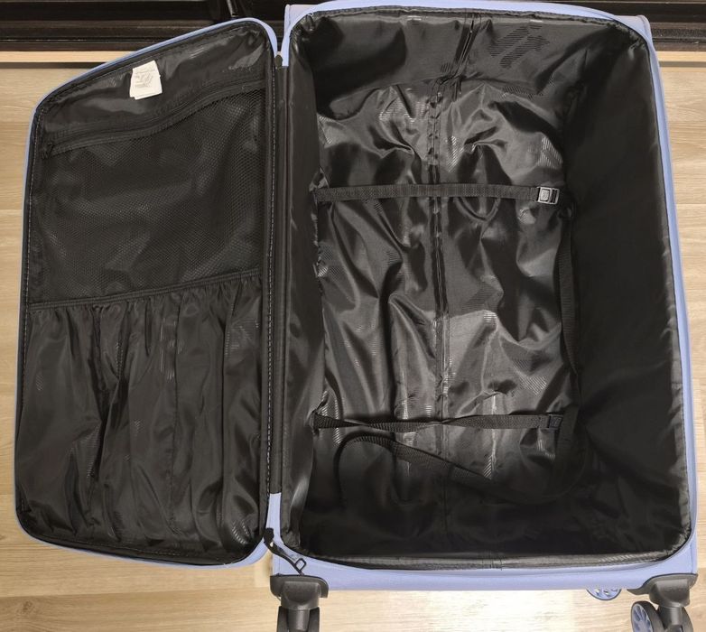 Чемодан большой, чемодан на колесах,валіза великого розміру з тканин