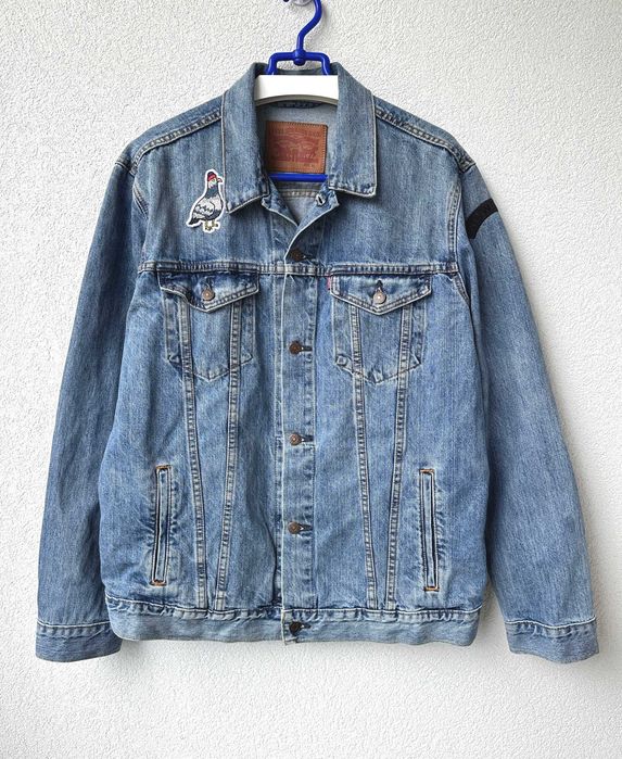 Kurtka jeansowa LEVIS STRAUSS katana męska denim r. XL